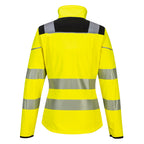 PW3 Hi-Vis Naisten Softshell-takki - Kelta/musta