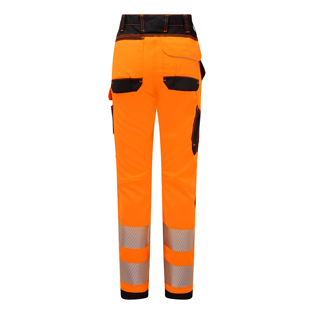 PW3 Naisten Huomio Stretch-työhousut - Oranssi/musta