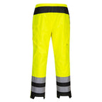 PW3 Hi-Vis naisten sateenpitävät housut - Kelta/musta
