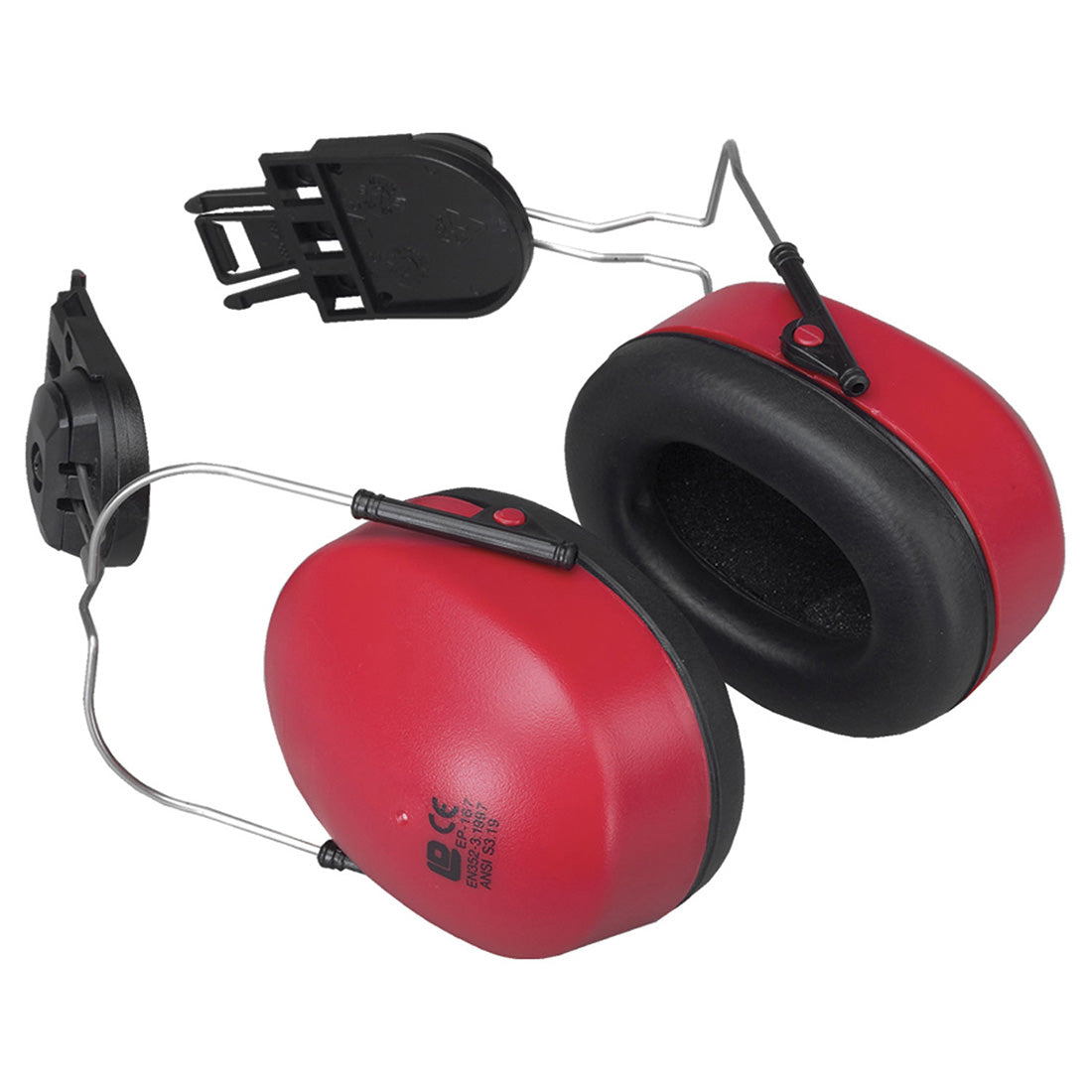 Clip-on Kuulosuojain - Punainen