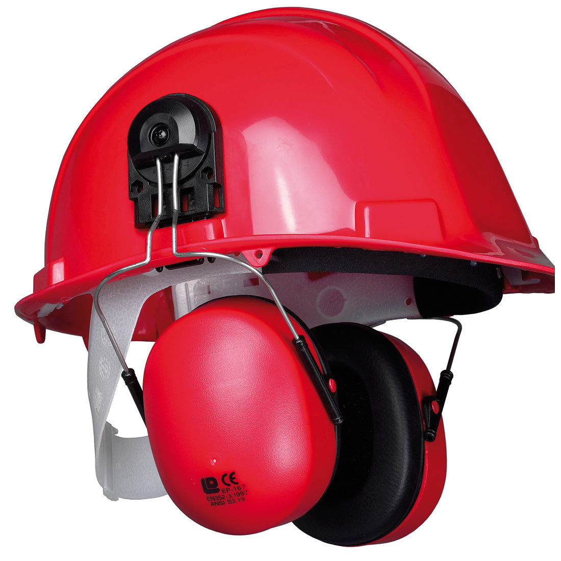 Clip-on Kuulosuojain - Punainen