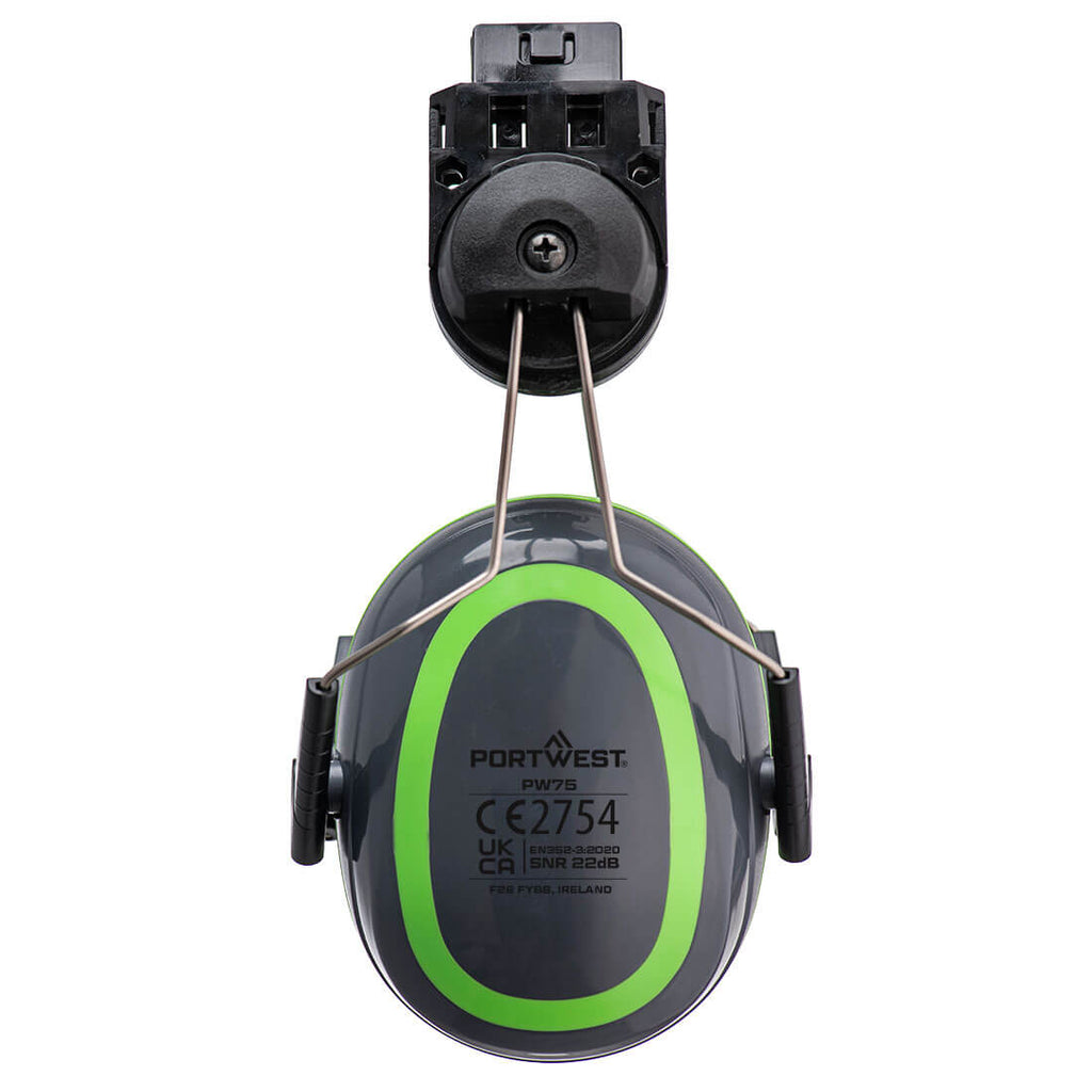 HV Extreme Low Clip-On kuulosuojaimet - Harmaa/Vihreä