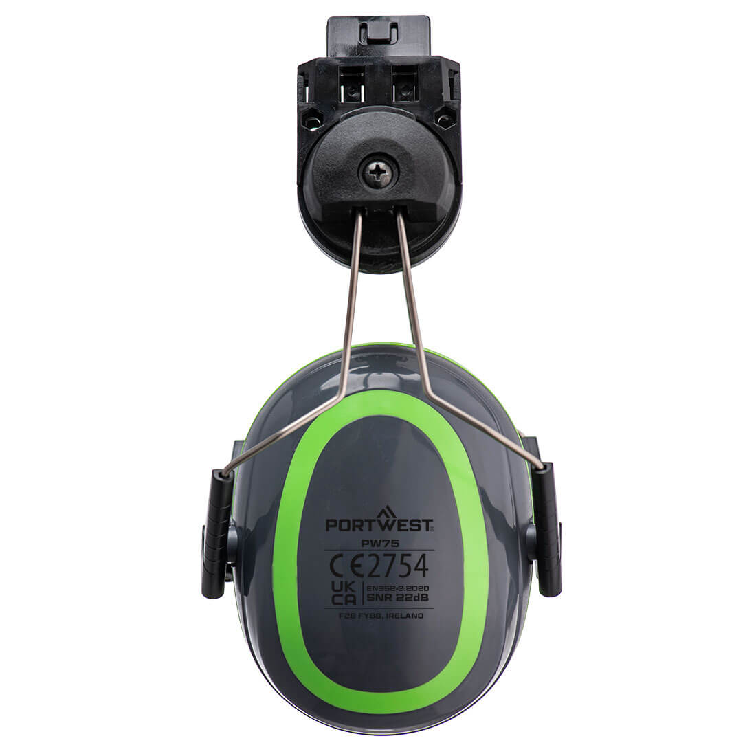 HV Extreme Low Clip-On kuulosuojaimet - Harmaa/Vihreä