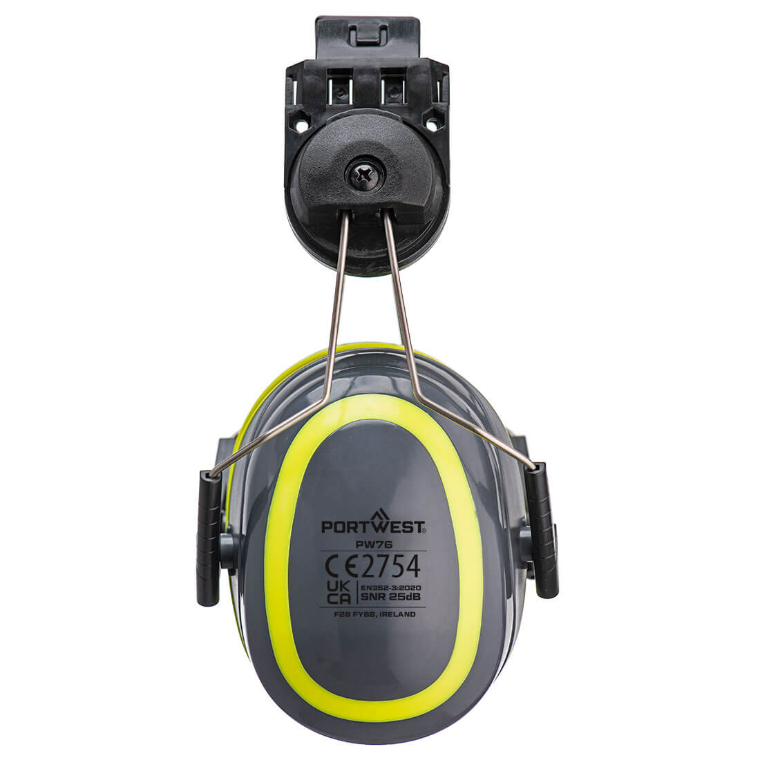 HV Extreme medium Clip-On kuulosuojaimet - Harmaa/Keltainen