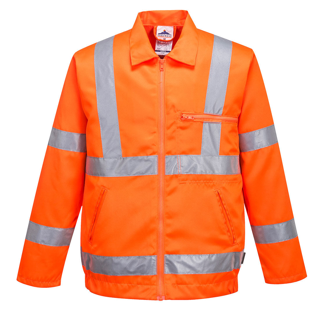 Hi-Vis polyesteri-puuvilla bomber-takki