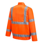 Hi-Vis polyesteri-puuvilla bomber-takki - Oranssi