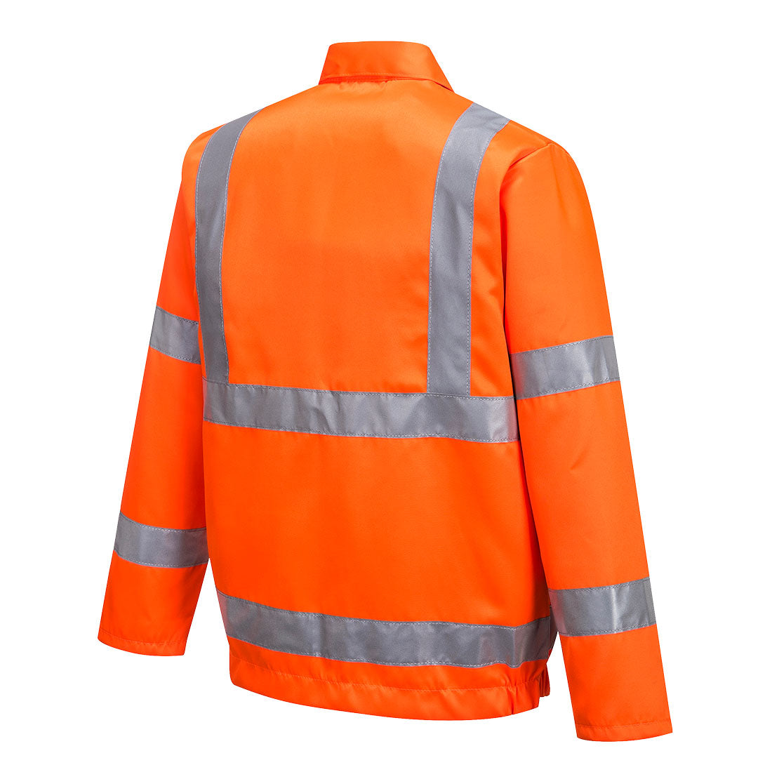 Hi-Vis polyesteri-puuvilla bomber-takki - Oranssi