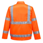 Hi-Vis polyesteri-puuvilla bomber-takki - Oranssi
