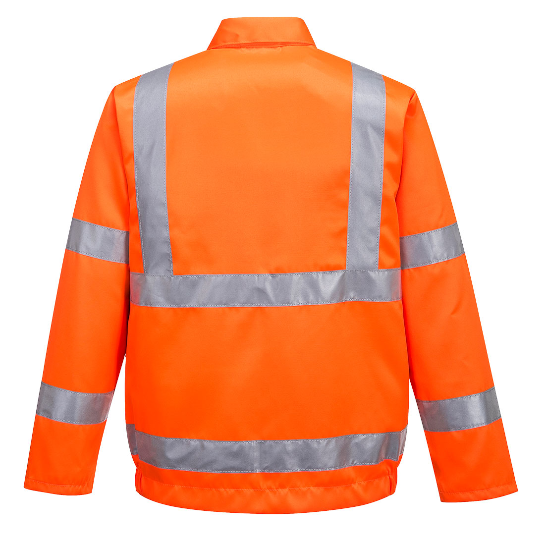 Hi-Vis polyesteri-puuvilla bomber-takki - Oranssi