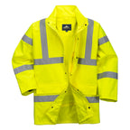 HI-Vis Hengittävä sadetakki - Keltainen