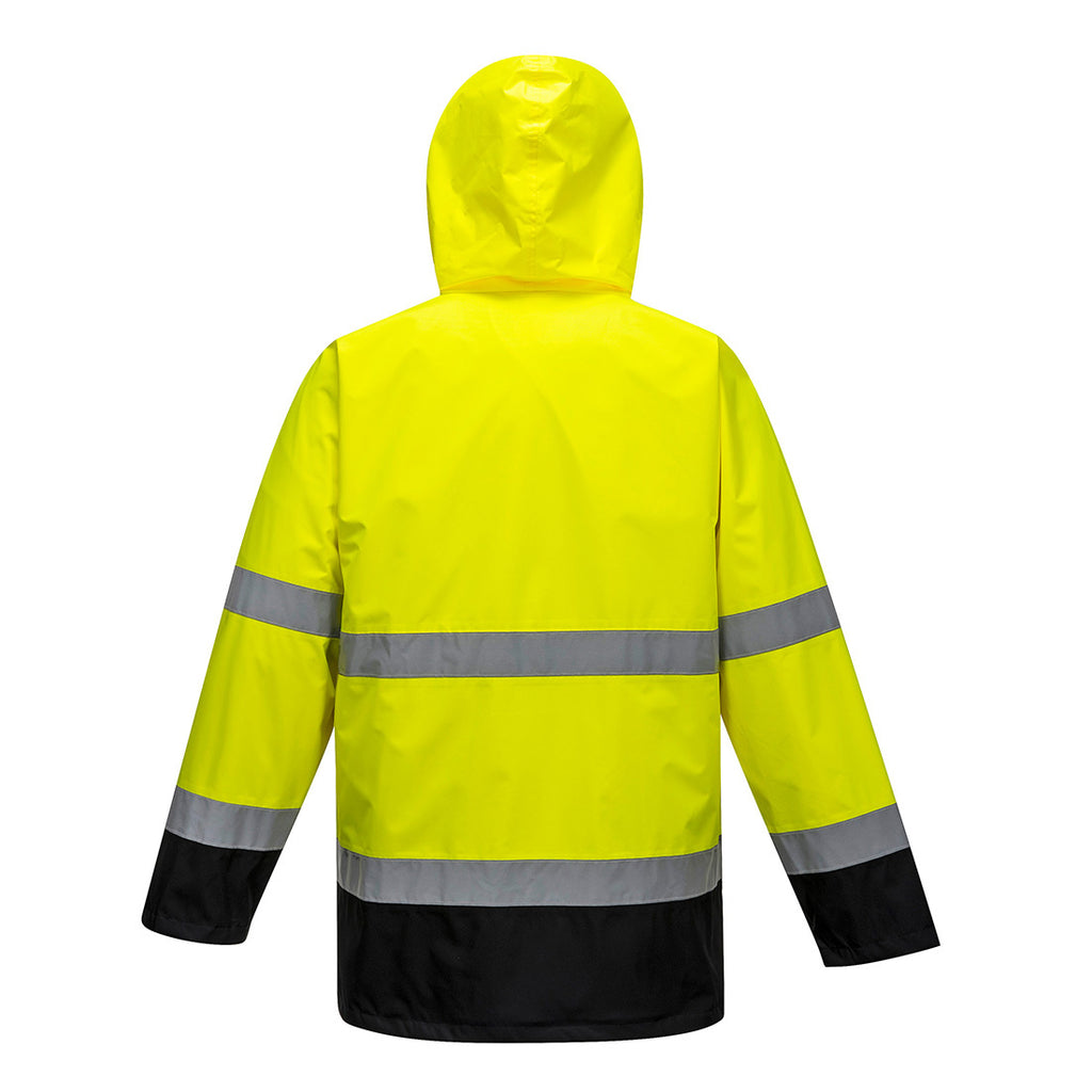 HiVis Lite 3-IN-1 kaksiväritakki. - Kelta/navy