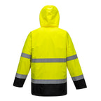 HiVis Lite 3-IN-1 kaksiväritakki. - Kelta/navy