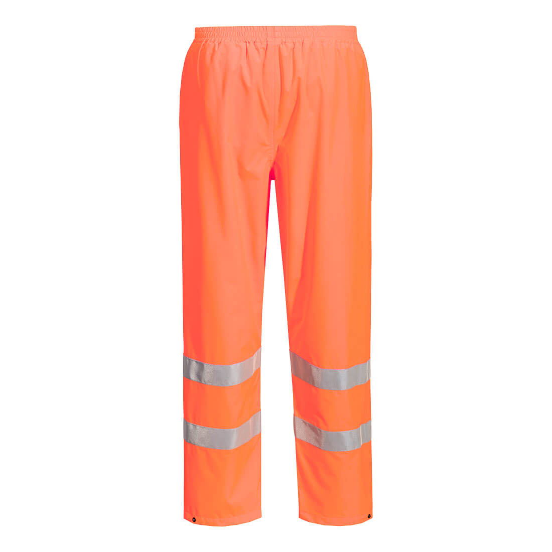 Hi-Vis kevyet pieneen tilaan pakattavat housut - Oranssi