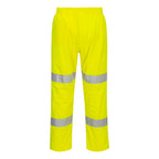 Hi-Vis kevyet pieneen tilaan pakattavat housut - Keltainen
