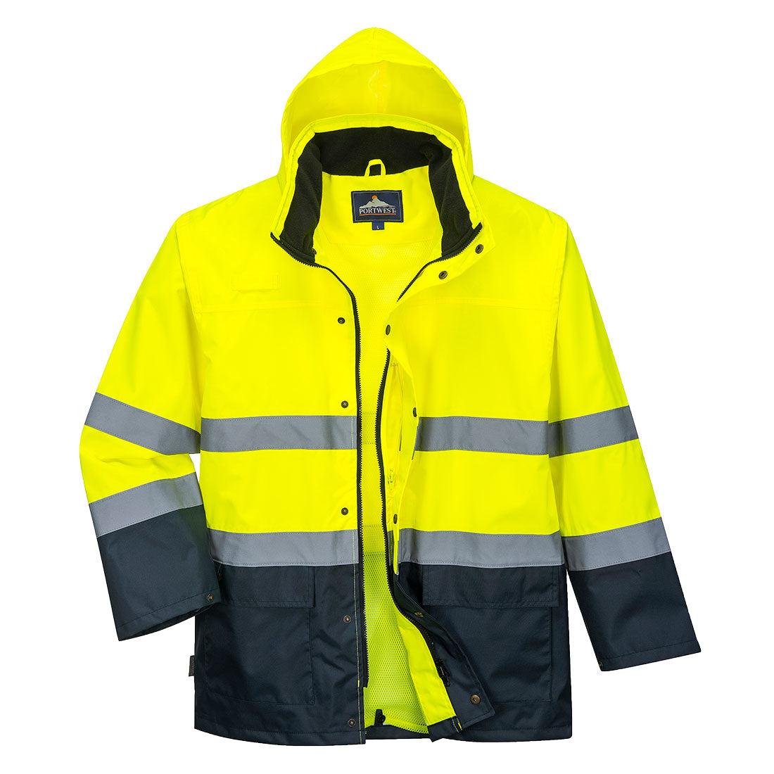Lite kaksisävy Trafic-takki - Kelta/navy