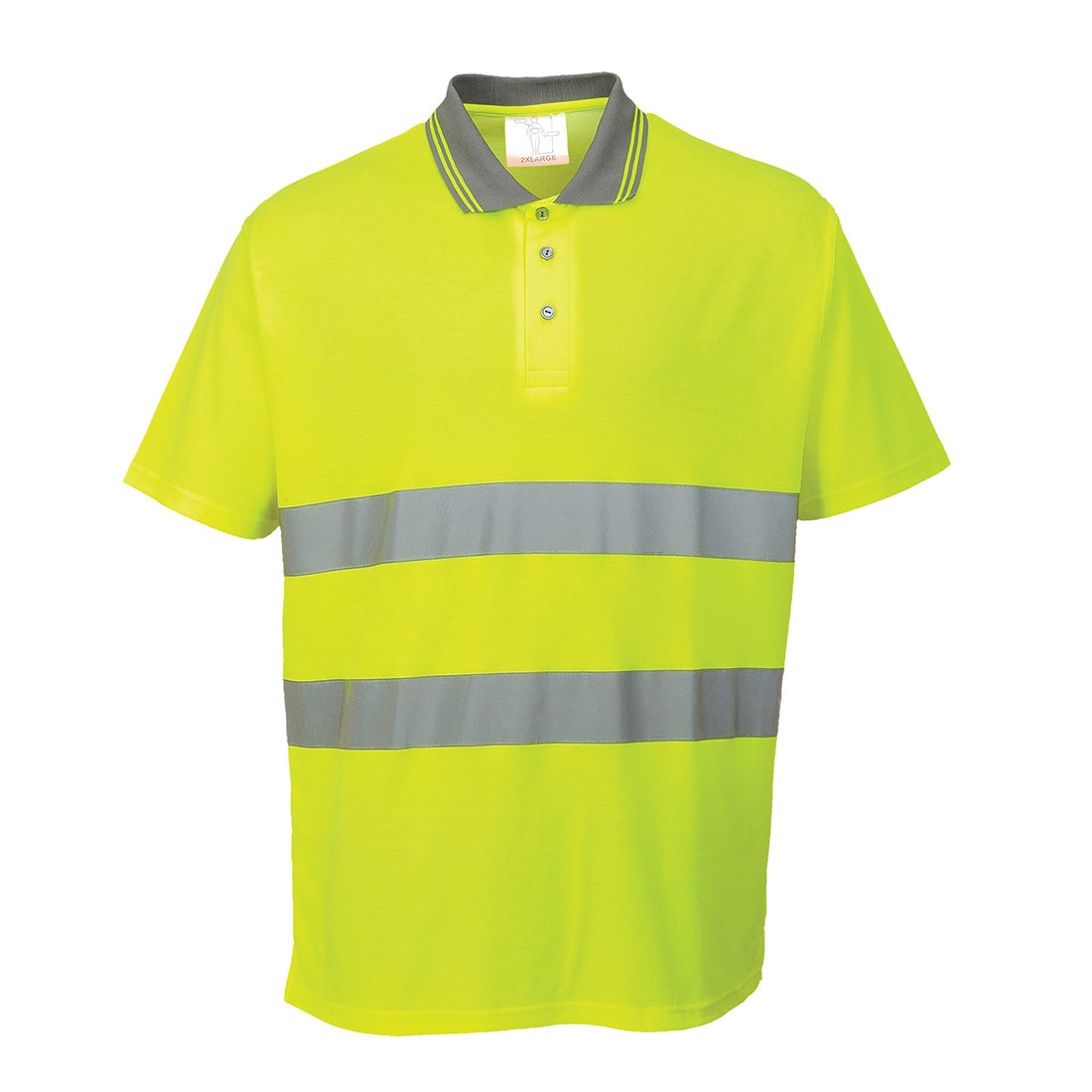 Hi-Vis Cotton Comfort-pikee paita