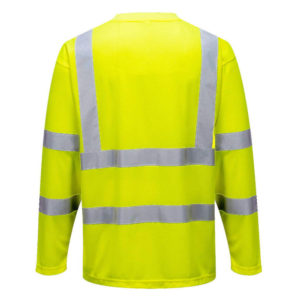 HiVis pitkähihainen t-paita - Keltainen