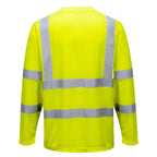 HiVis pitkähihainen t-paita - Keltainen