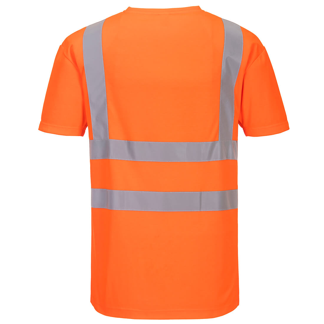 Hi-Vis puuvilla Comfort Mesh Insert t-paita S/S - Oranssi