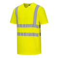 Hi-Vis puuvilla Comfort Mesh Insert t-paita S/S