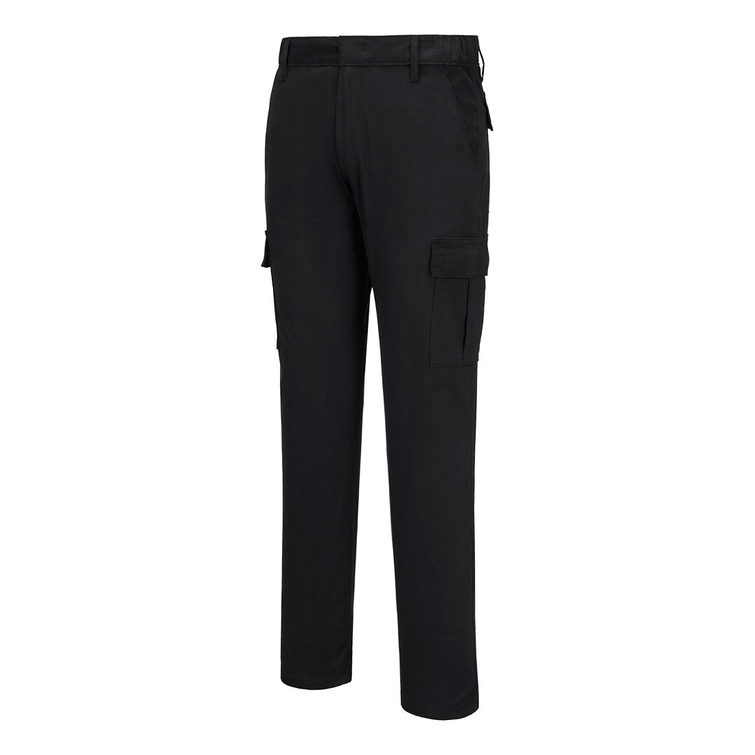 Jousto Slim Fit Combat-housut - Musta
