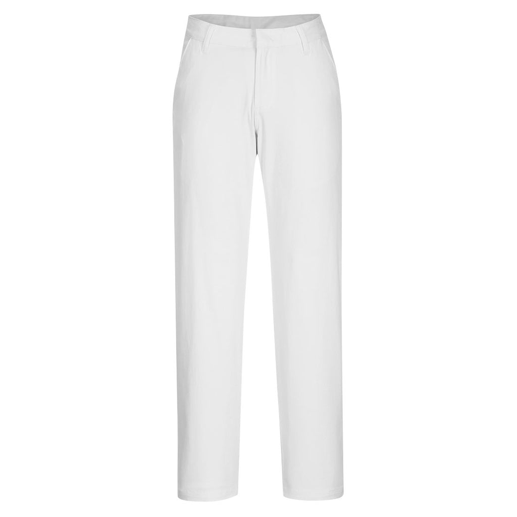 Naisten Stretch Slim Chino-housut - Valkoinen