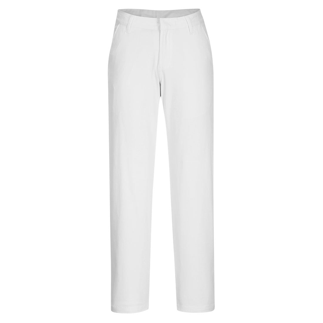 Naisten Stretch Slim Chino-housut - Valkoinen