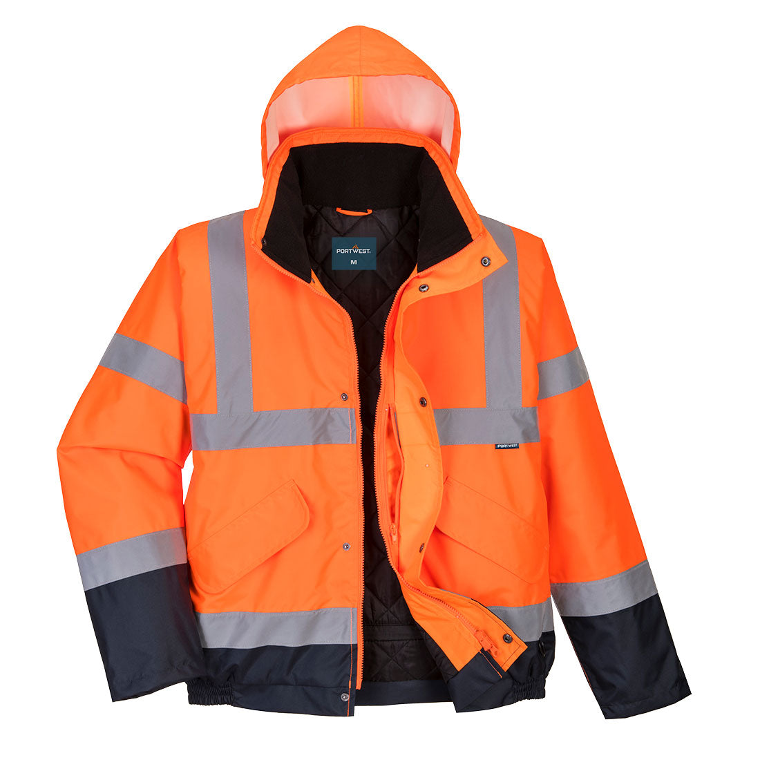 Hi-Vis kaksisävy Bomber-takki