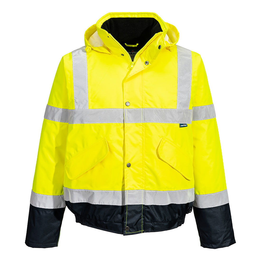 Hi-Vis kaksisävy Bomber-takki