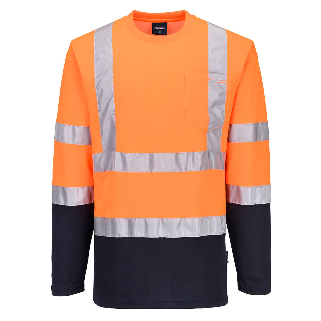 Pitkähihainen, kaksiväri Cotton Comfort t-paita