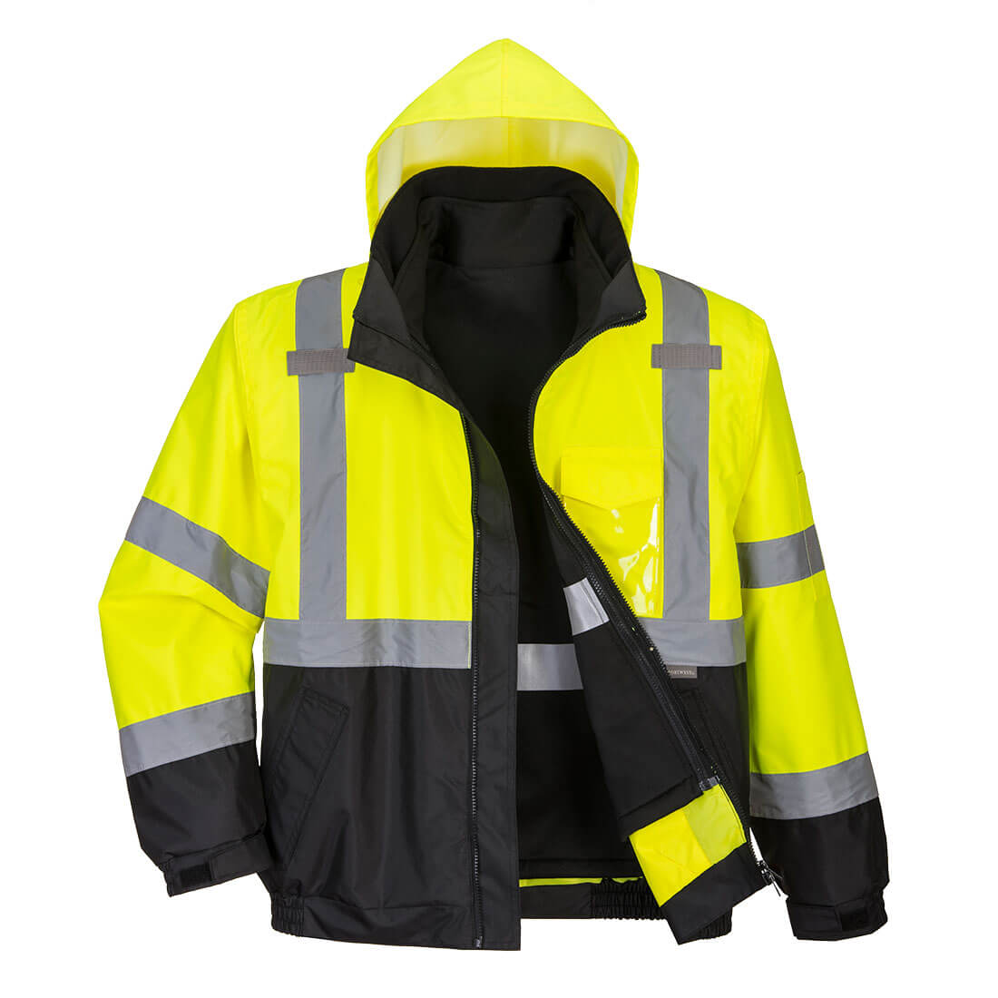 Hi-Vis Premium 3-in-1 Bomber-takki