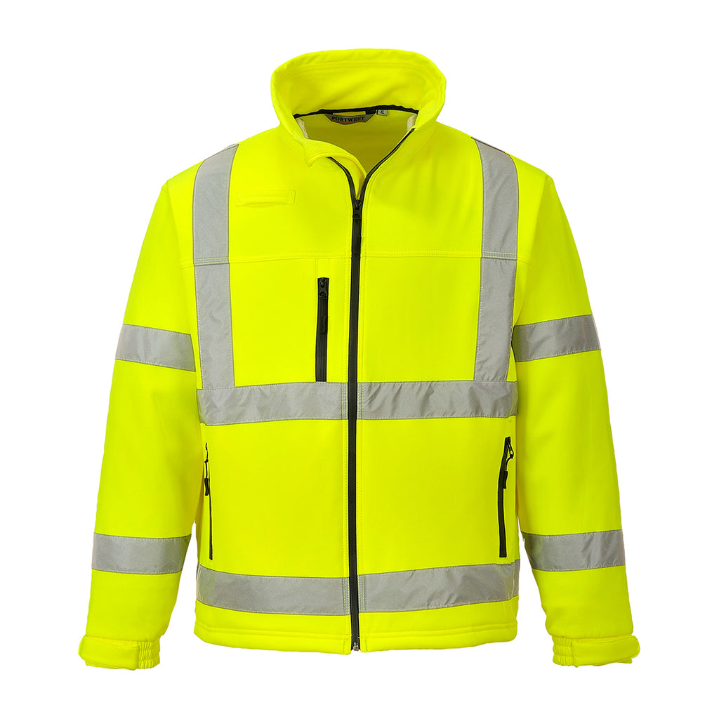 Huomiotakki Softshell - Keltainen