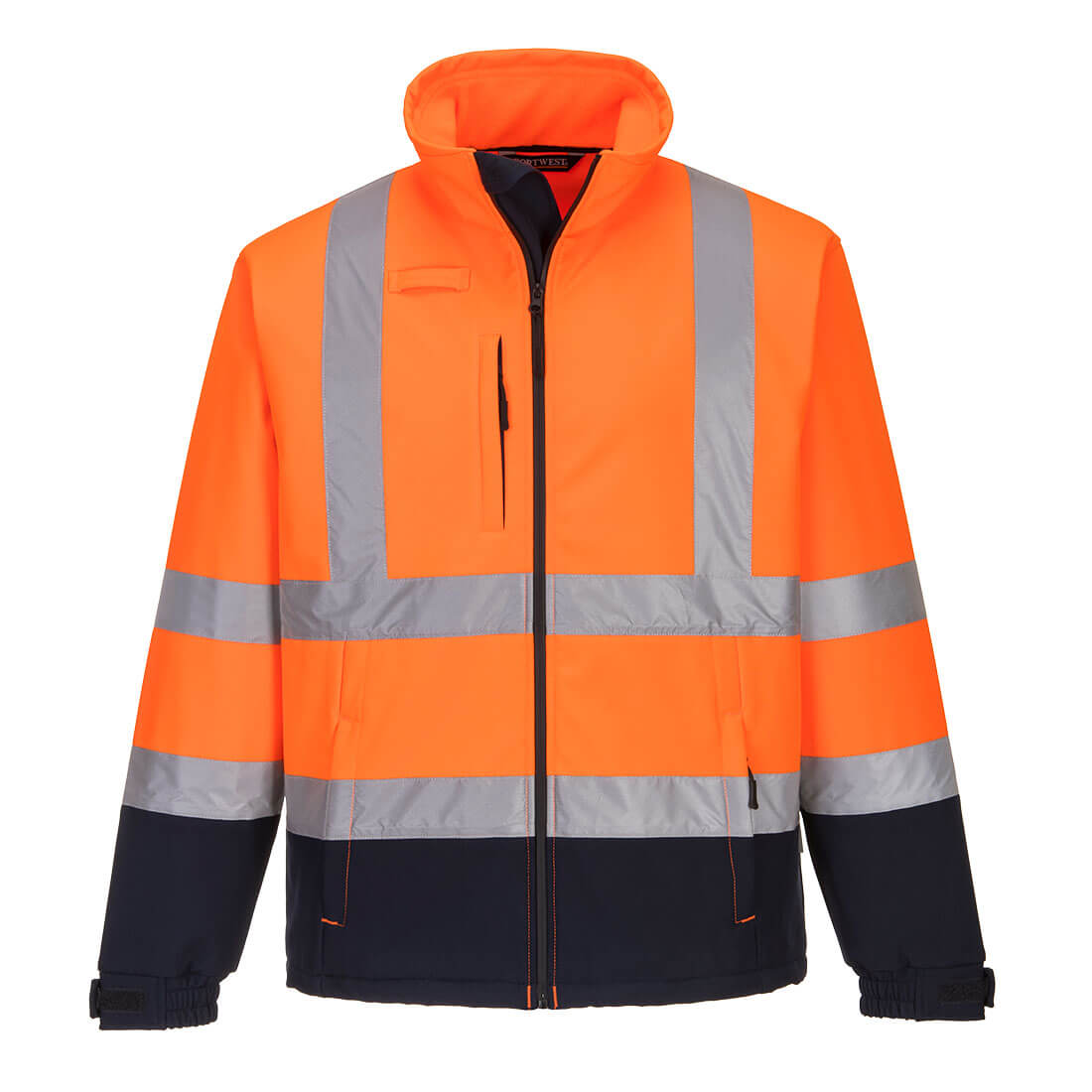 HiVis kontrasti Softshell-takki