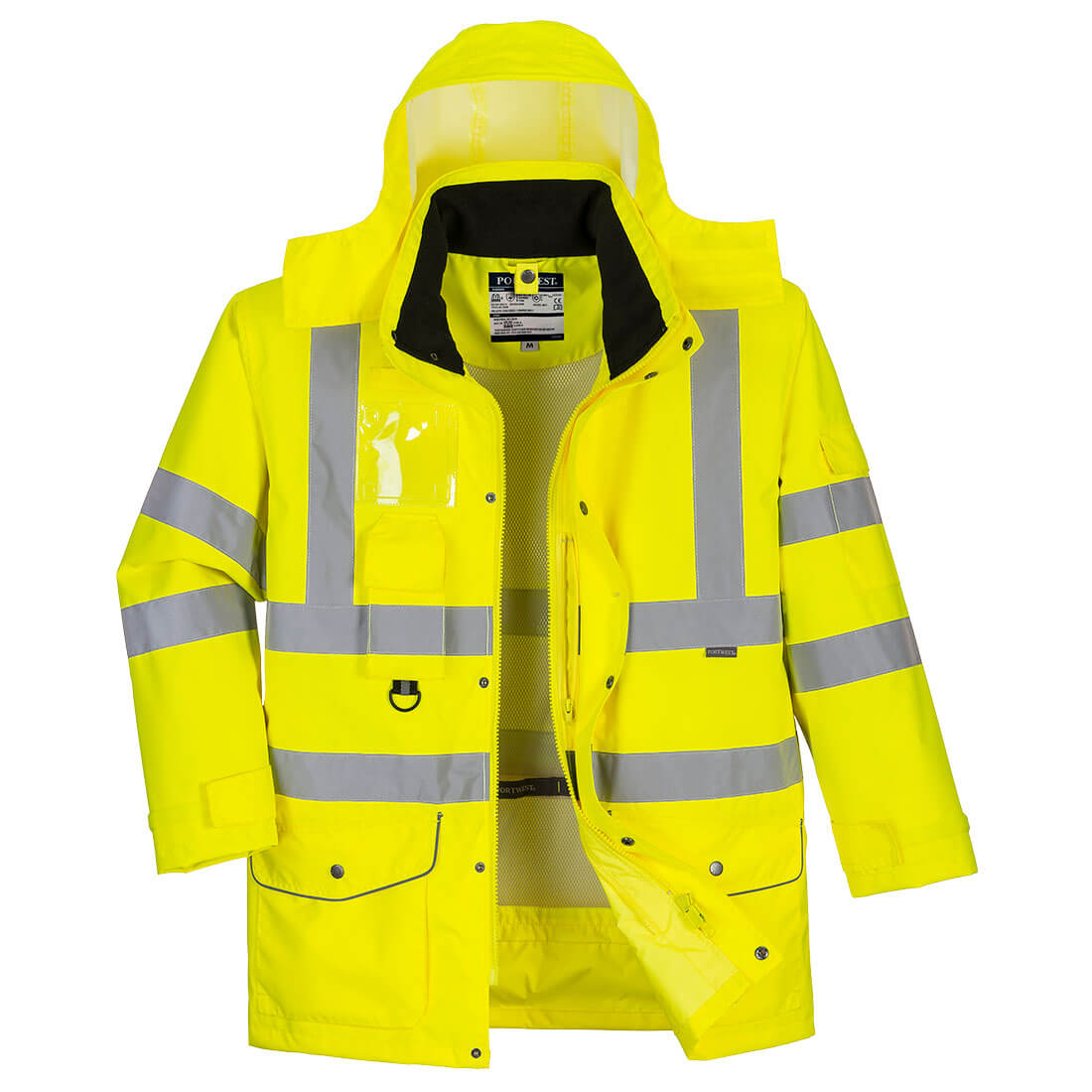 Hi-Vis hengittävä 7-in-1 Traffic takki