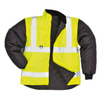 Hi-Vis hengittävä 7-in-1 Traffic takki - Keltainen