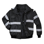 Iona 4-in-1 Bomber-takki - Musta