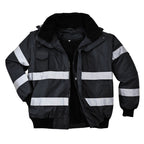 Iona 4-in-1 Bomber-takki - Musta