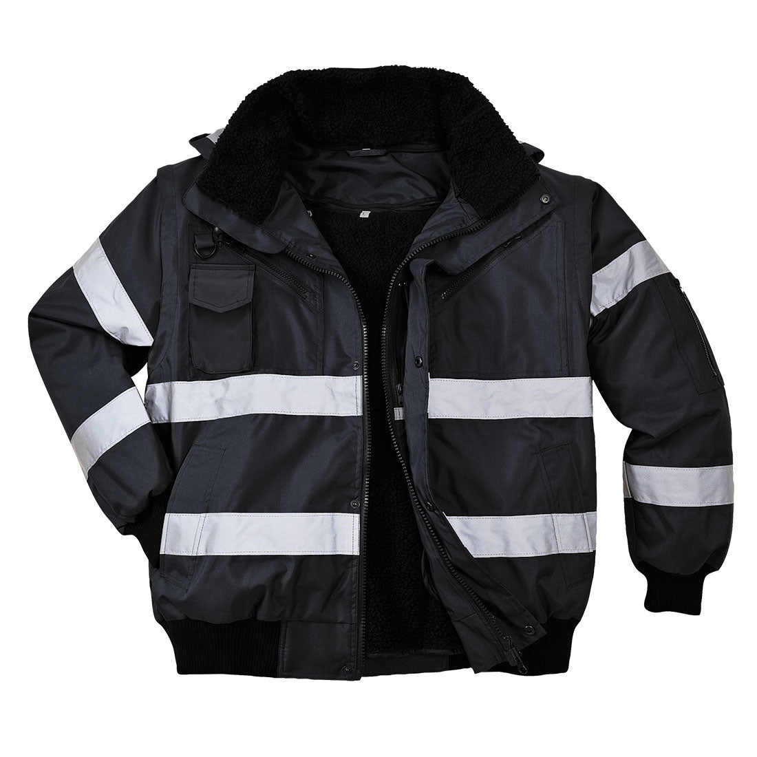 Iona 4-in-1 Bomber-takki - Musta