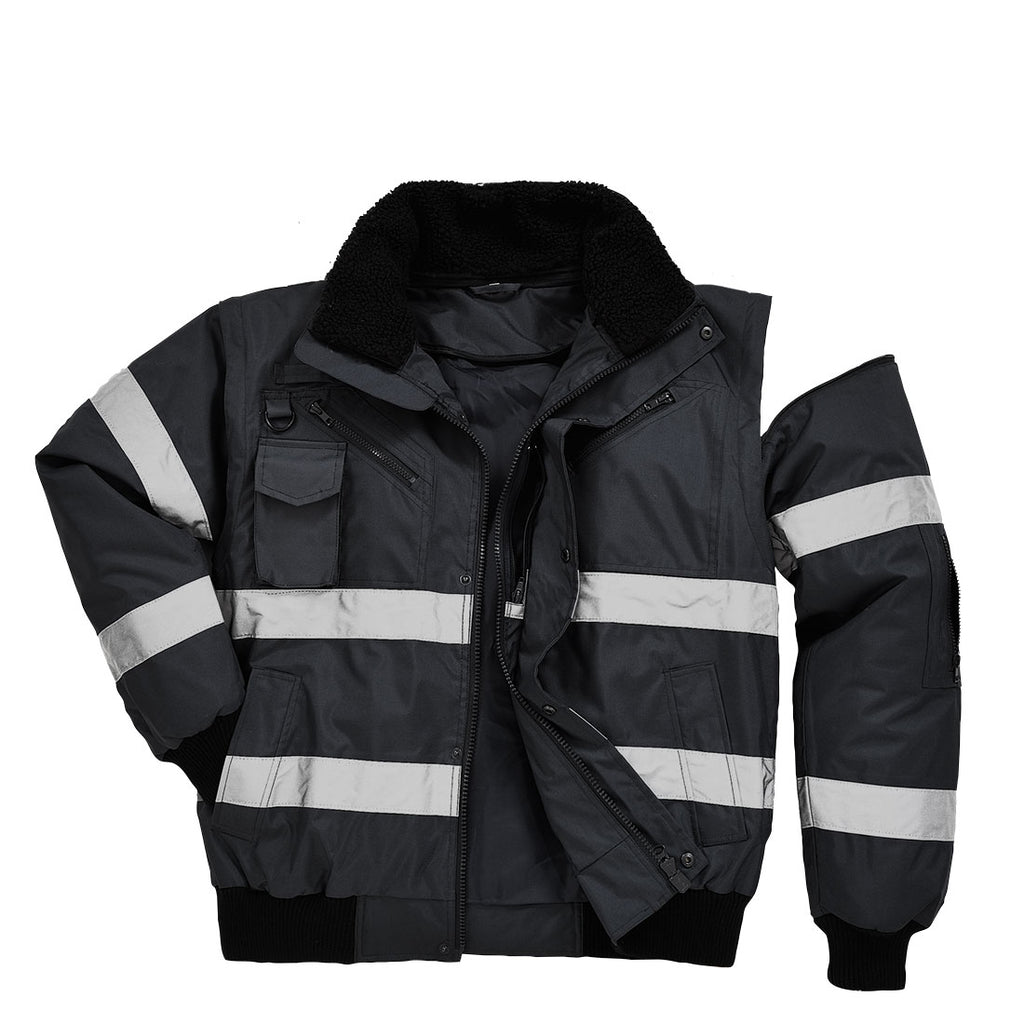 Iona 4-in-1 Bomber-takki - Musta
