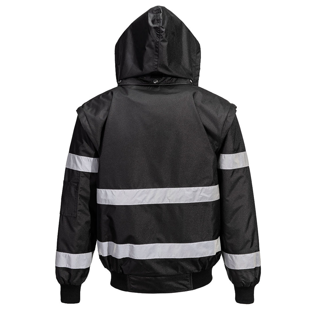 Iona 4-in-1 Bomber-takki - Musta
