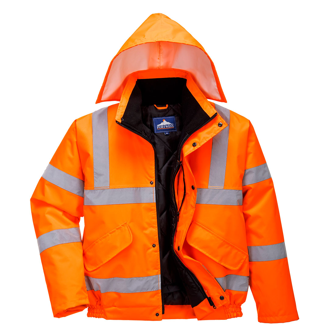 Hi-Vis bomber-takki - Oranssi