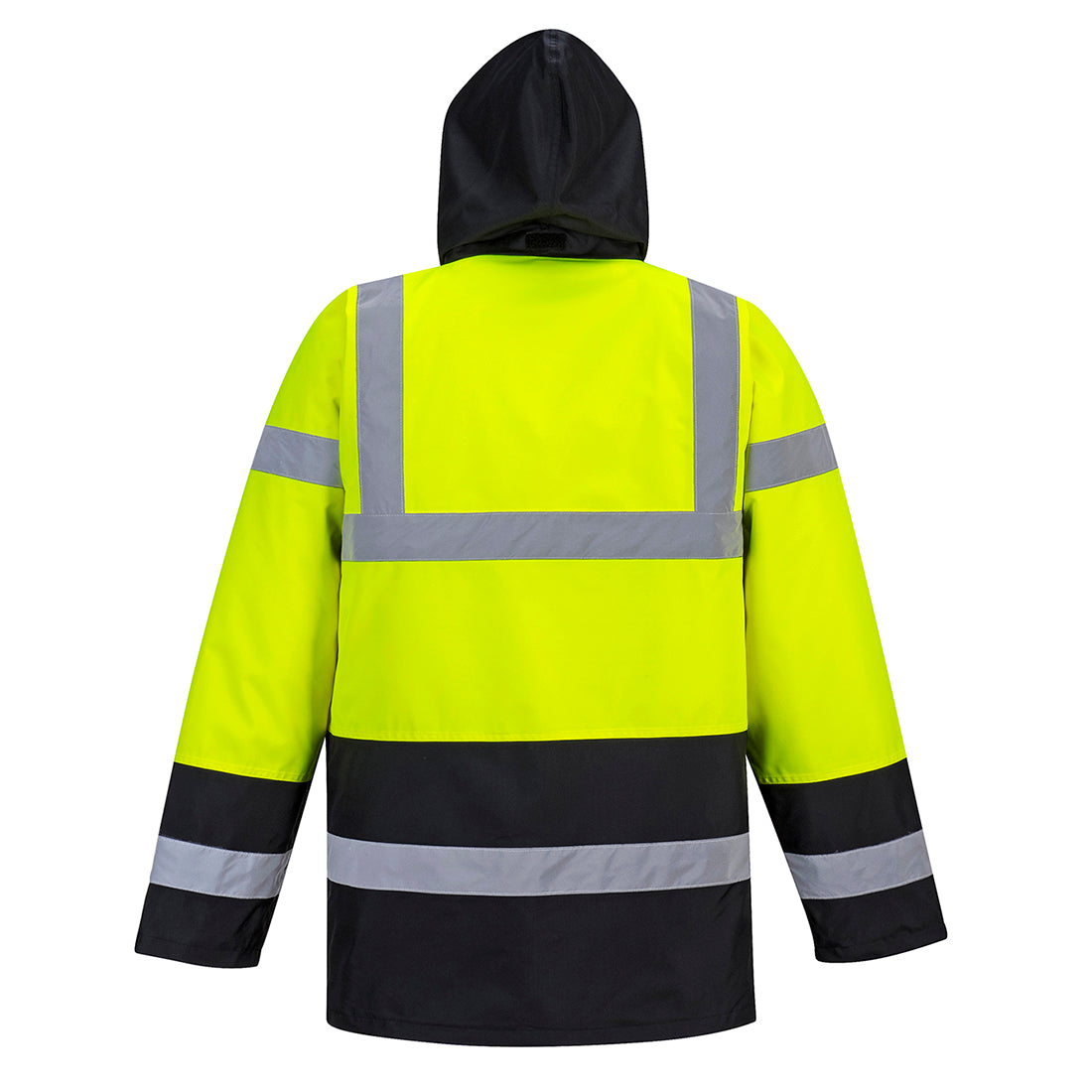 Hi-Vis kontrasti Traffic-takki - Kelta/musta