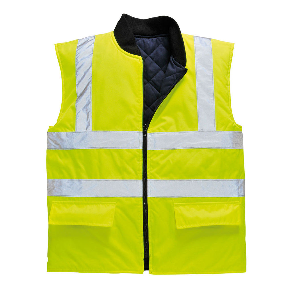 Hi-Vis Kääntölämpöliivi - Keltainen