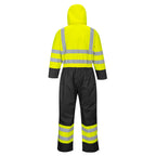 Hi-Vis Vuorelliset haalarit - Kontrastiväritys - Kelta/musta
