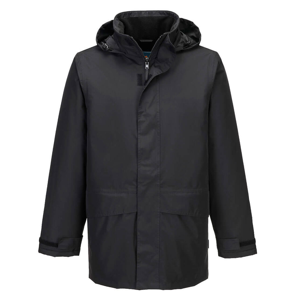 Oban-talvitakki (Fleece-vuori) - Musta