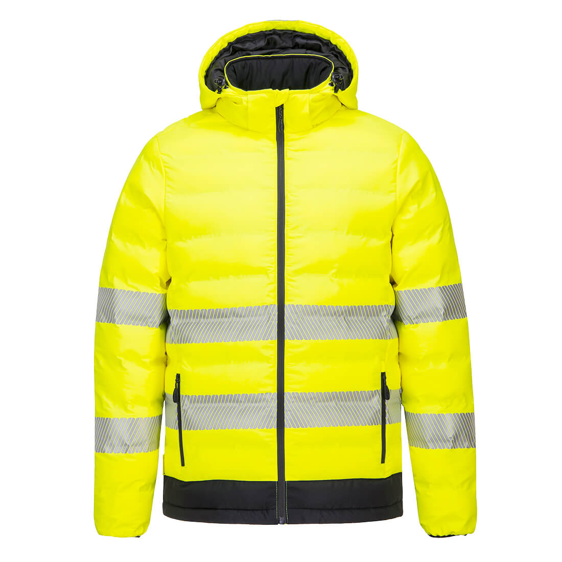 Hi-Vis Ultrasonic lämmitettävä kevyttoppatakki