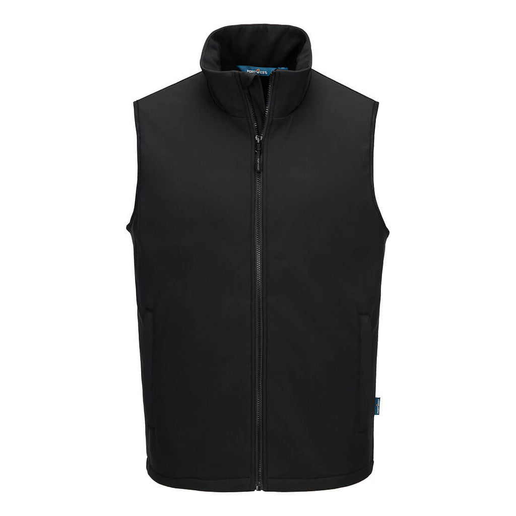 Lämmittävä Softshell-liivi 2L - Musta