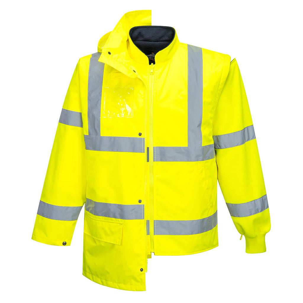 Hi-Vis 5-in-1 Takki - Keltainen
