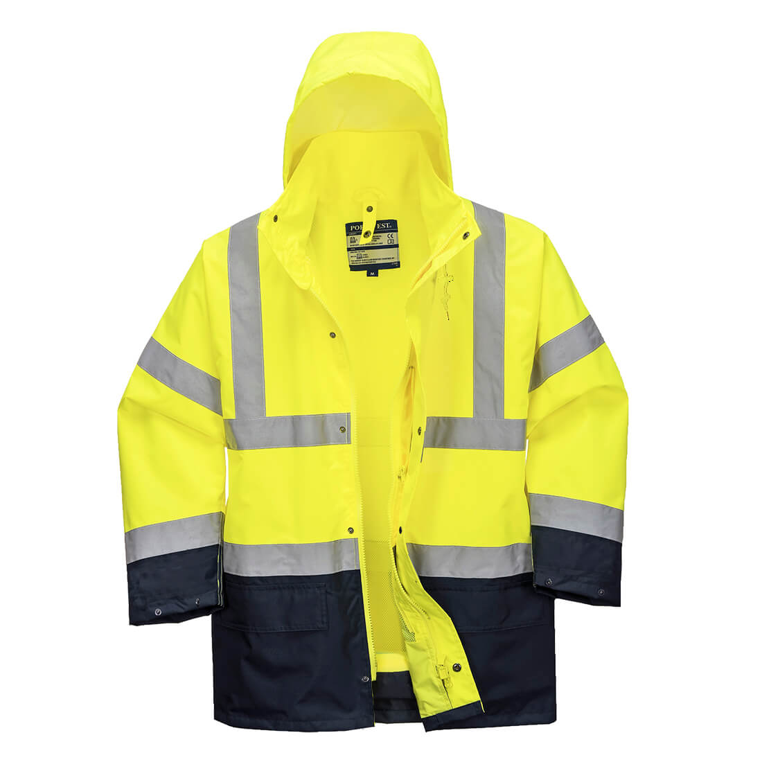 Hi-Vis 5-in-1 Kaksiväri Takki