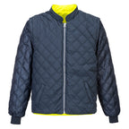 Hi-Vis 2-Sävy Takki- Käännettävä - Kelta/navy